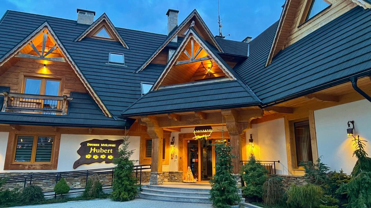 Dworek Mysliwski Hubert-Swietna Lokalizacja 50M Od Term Bania ビャウカ エクステリア 写真